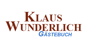 Klaus Wunderlich - Gästebuch